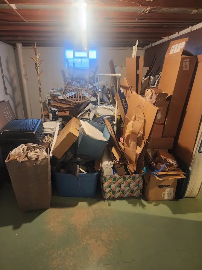 Roll-off dumpster container at job site for Construction Dumpster Rental in Miami